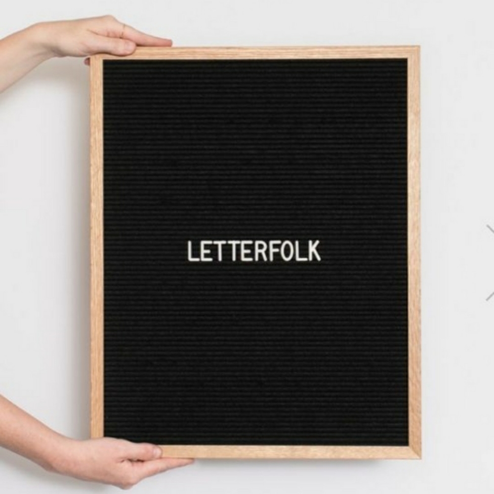 Letterfolk Writer Oak Letterboard